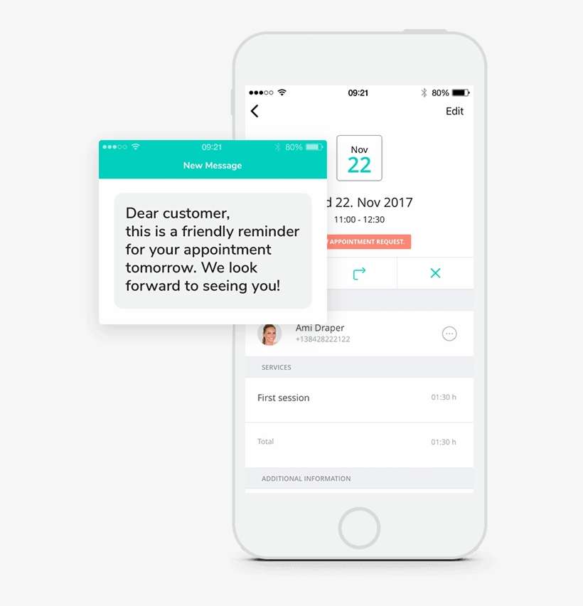 Appointment Reminder Smartphone - Smartphone, transparent png download