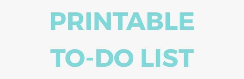 To Do List - Free Printable Fall Bucket List, transparent png download
