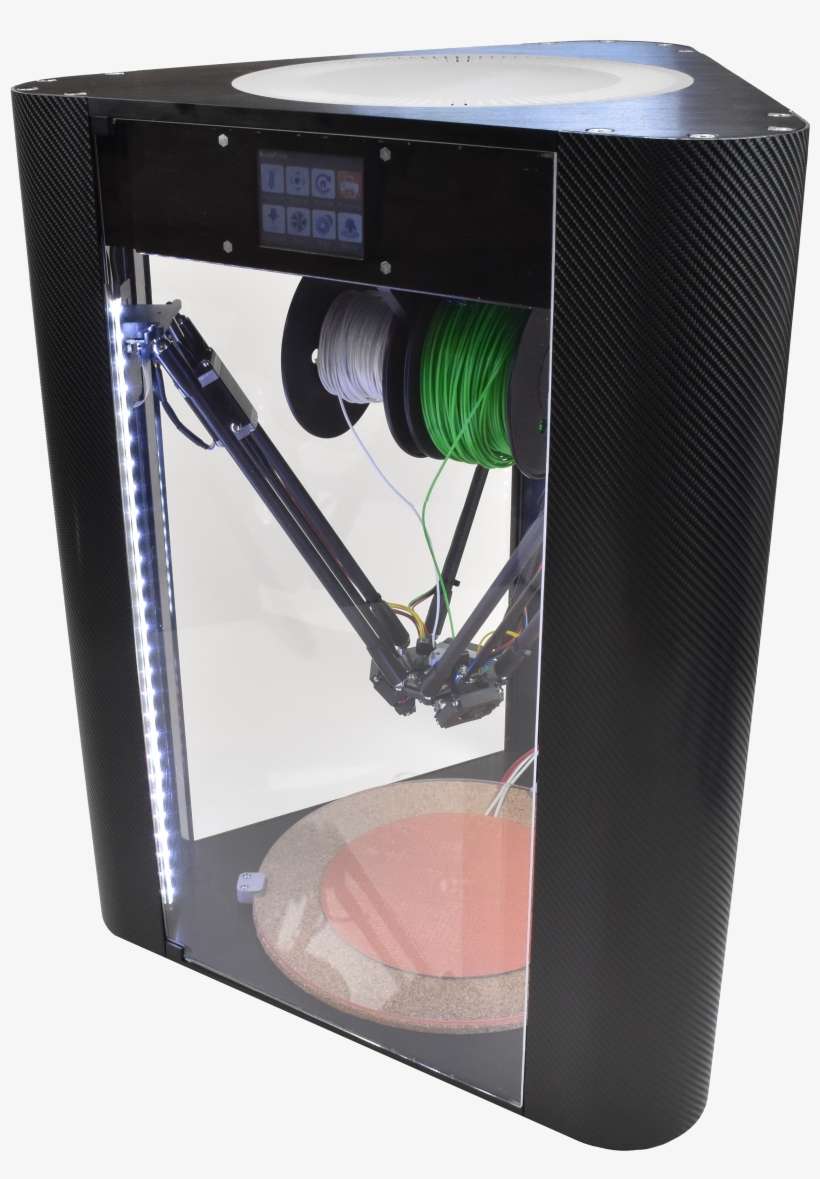 ~carbon Full Clear Background - Delta 3d Printer Enclosure, transparent png download