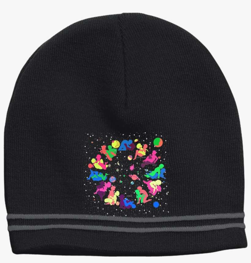 Zodiac Signs Color Block Beanie - Afronomical Ways, transparent png download