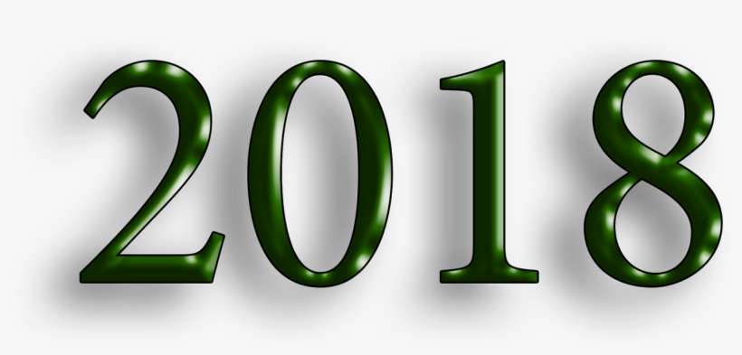 Happy New Year 2018 Png Transparent Images Logo Cool - Happy New Year 2018 Bangla, transparent png download