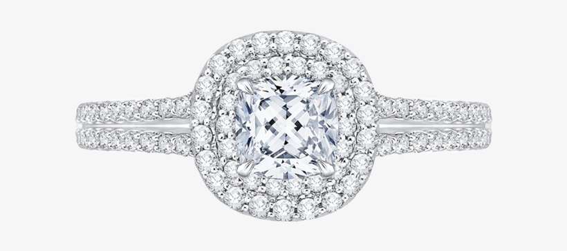 Carizza 18k White Gold Carizza Semi Mount Engagement - Tacori - Starlit - 300-2cu6, transparent png download