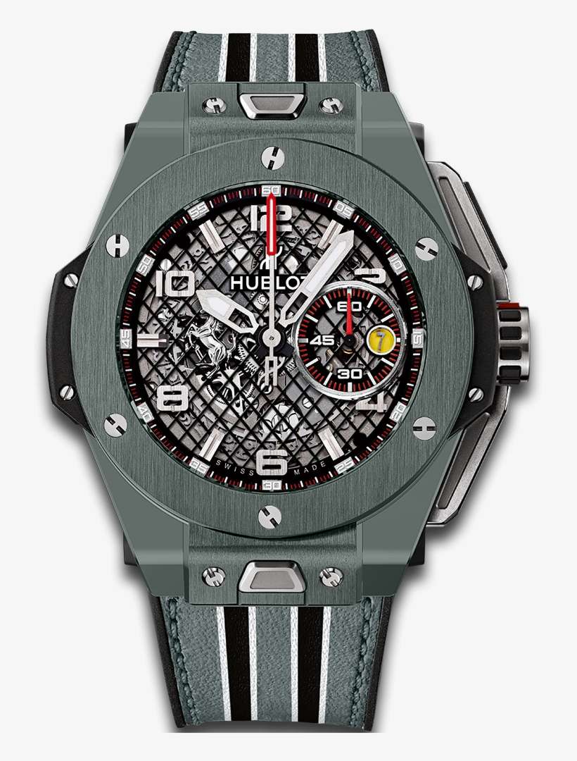 Big Bang Ferrari Speciale Grey Ceramic - Hublot Big Bang Ferrari Speciale, transparent png download
