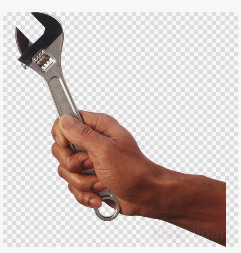 Wrench Hand Png Clipart Hand Tool Spanners Adjustable - Mermaid Tales Png, transparent png download