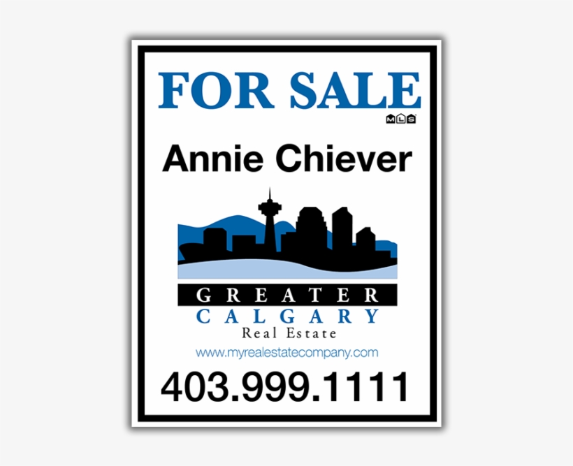 Greater Calgary For Sale Sign 24″w X 30″h, transparent png download
