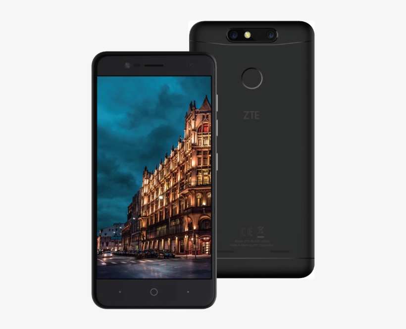 Android 7 - 0 Nougat - Zte Blade V8 Lite 4g 16gb Dual Sim Blue, transparent png download
