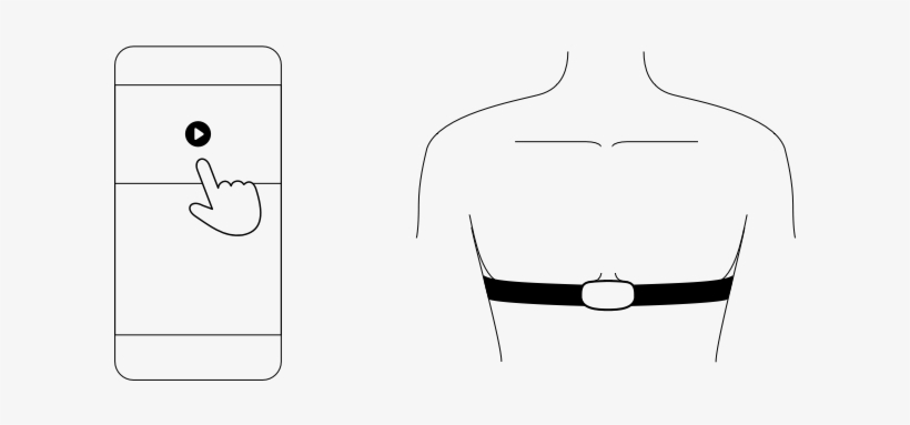 Classpass Live Heart Rate Setup - Sketch, transparent png download