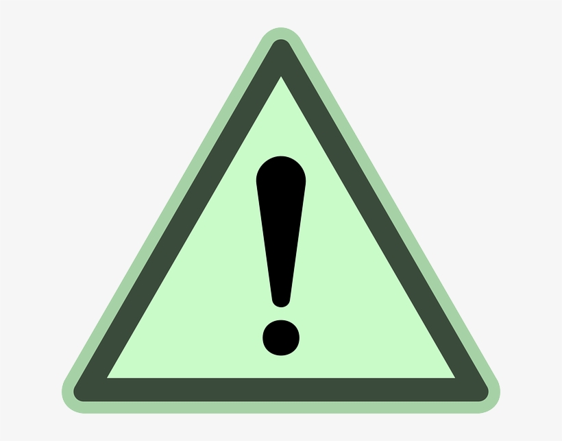 Danger, Exclamation, Warning Sign, Attention, Alert - Danger Green, transparent png download