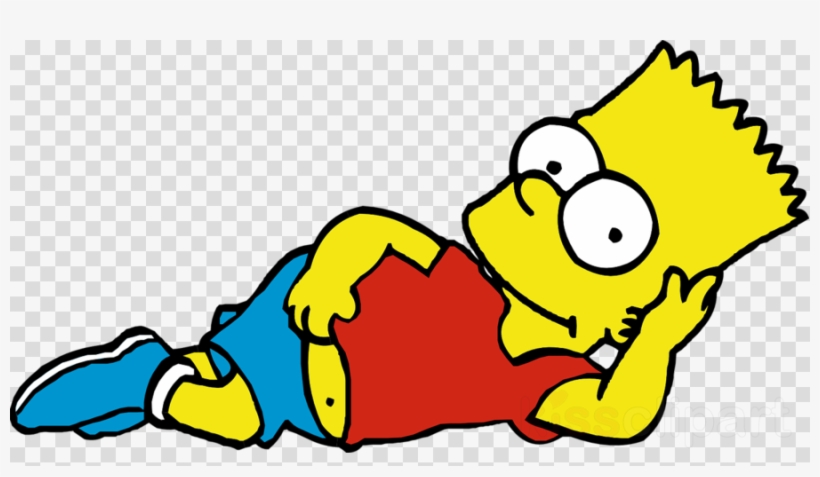 Bart Simpson Car Sticker Logo Clipart Bart Simpson - Bart Simpson Transparent Drinking, transparent png download