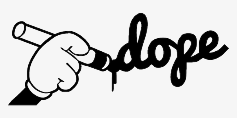Dope Mickey Laptop Decal, transparent png download