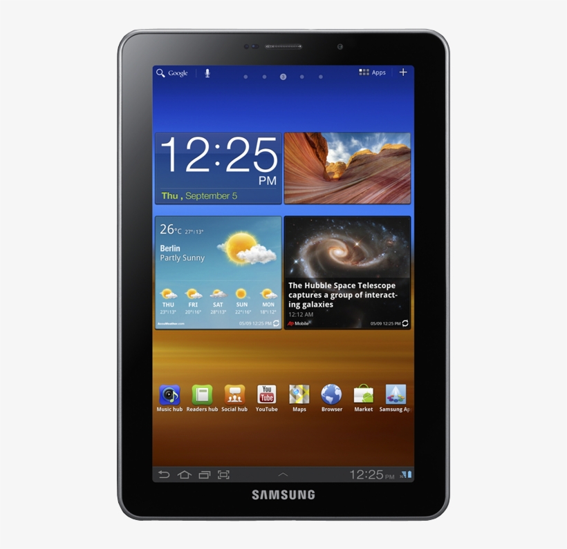 Samsung Galaxy Tab - Samsung Galaxy Tab 7.7 Gt P6810, transparent png download