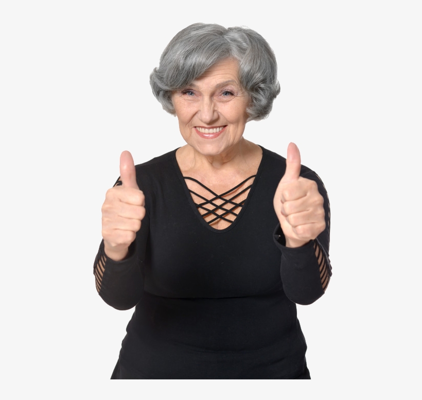 Tax Free - Old Good Looking Woman, transparent png download