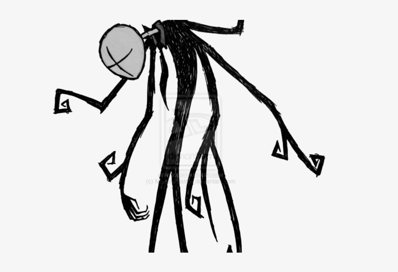 Slender Man Clipart Transparent - Slenderman, transparent png download