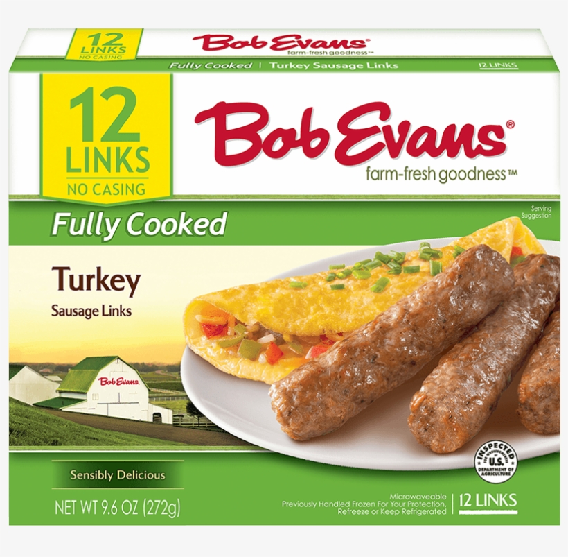Bob Evans Fully Cooked Sausage Links, transparent png download