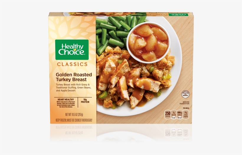 Golden Roasted Turkey Breast - Healthy Choice Meals, transparent png download