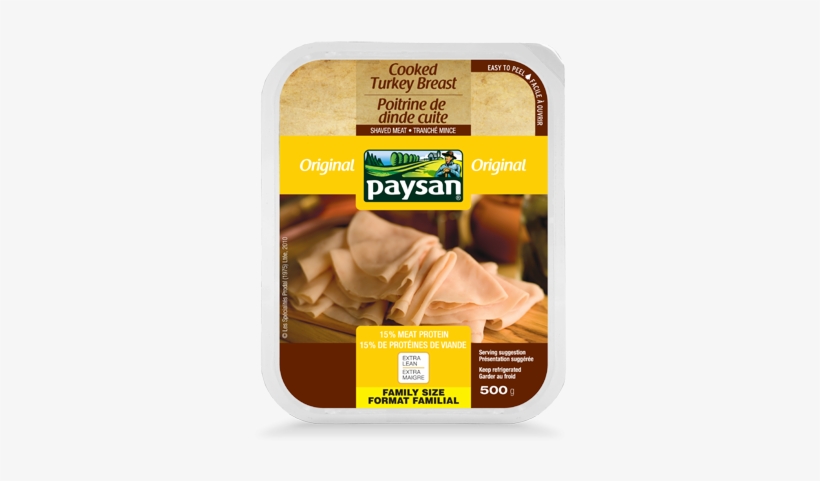 Original Cooked Turkey Breast 500 G - Paysan Head Cheese, transparent png download