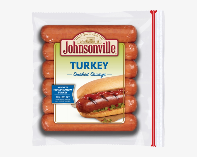 Product Image - Johnsonville Smoked Turkey Sausage, transparent png download