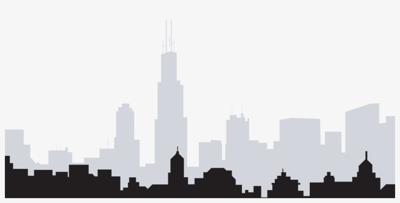 Cityscape Transparent Skyline Chicago - Chicago Skyline No Background, transparent png download