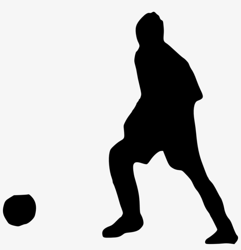 Free Png Football Player Silhouette Png Images Transparent - Silhouette, transparent png download