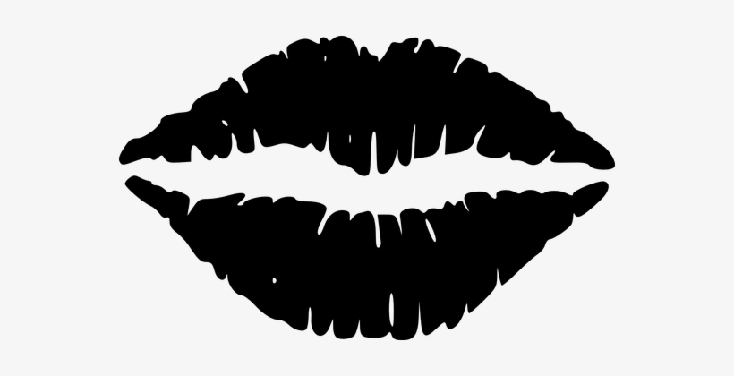 Kiss Lips Lipstick Mouth Love Sensual Sens - Lips Clip Art, transparent png download