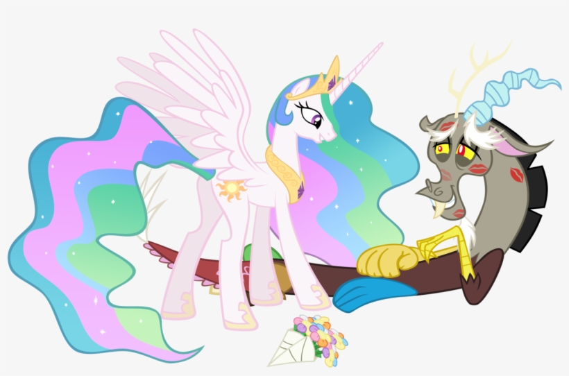 Cultleaderfluttershy, Bouquet, Discord, Dislestia, - پرنسس سلستیا و دیسکورد, transparent png download