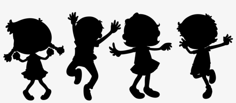 Cornerstone Kids Community Church - Kids Silhouette Png, transparent png download