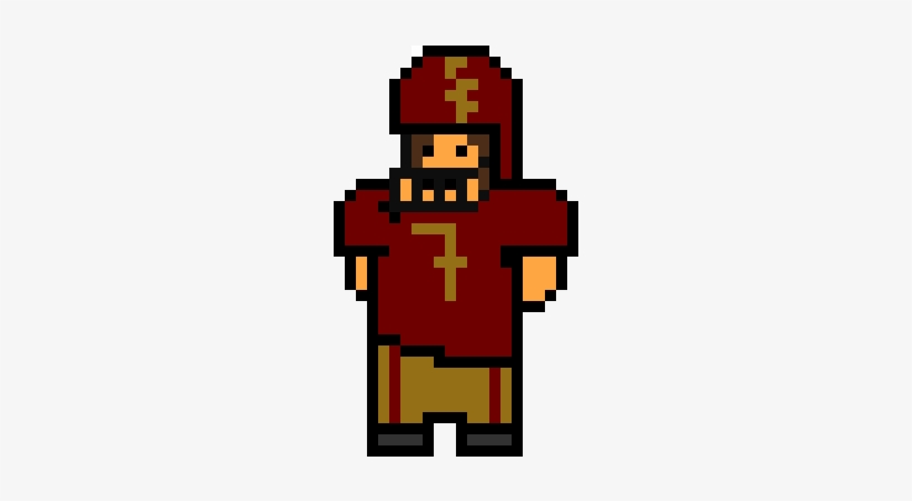 49ers Pixel Man - Cartoon, transparent png download