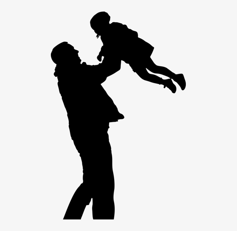 Dad And Daughter Png, transparent png download