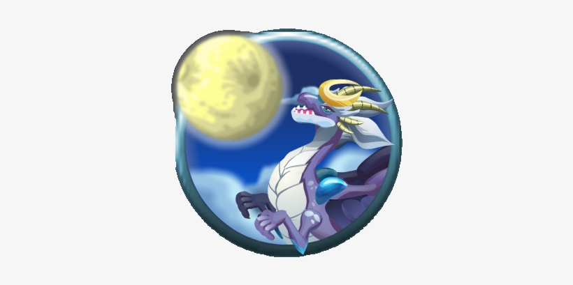 Moon Dragon Recurtment Offer Icon - Moonlight Dragon In Dragon City, transparent png download