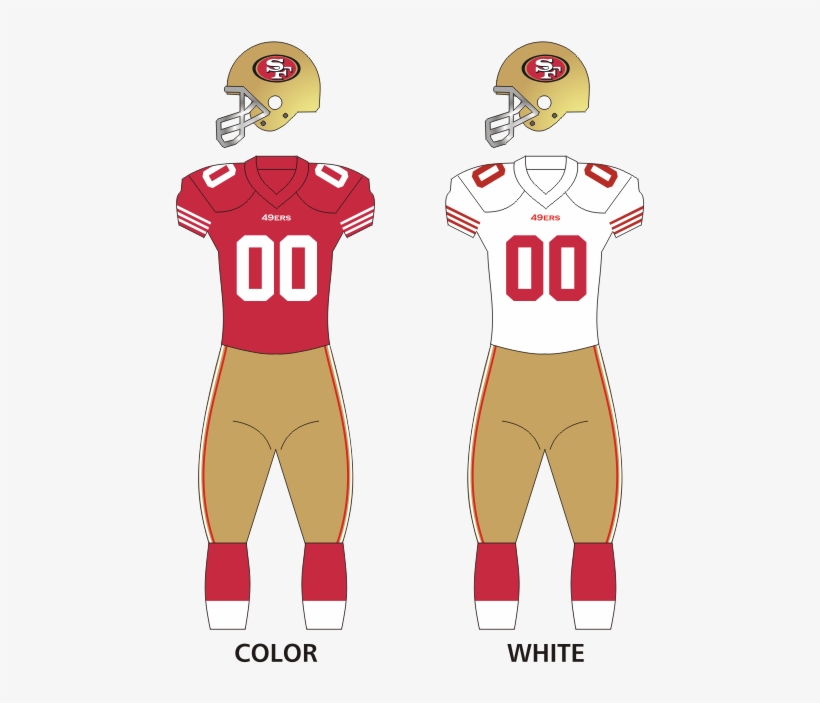49ers Uniforms12 - Football Uniforms, transparent png download