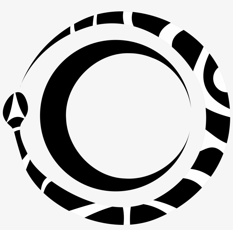 This Free Icons Png Design Of Ouroboros And Moon, transparent png download