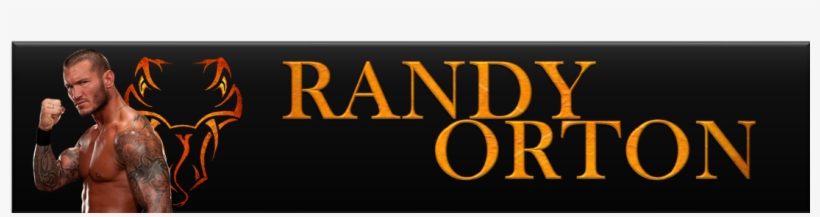 Wwe Superstar Bios - Randy Orton Name Png, transparent png download