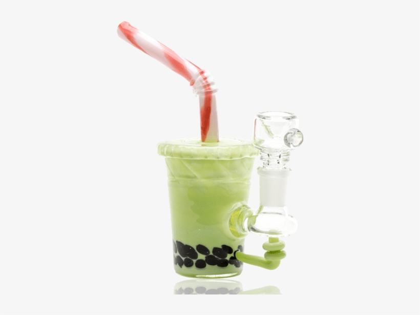 Boba Tea Custom Mini Rig Water Bubbler By Empire Glassworks - Bong, transparent png download