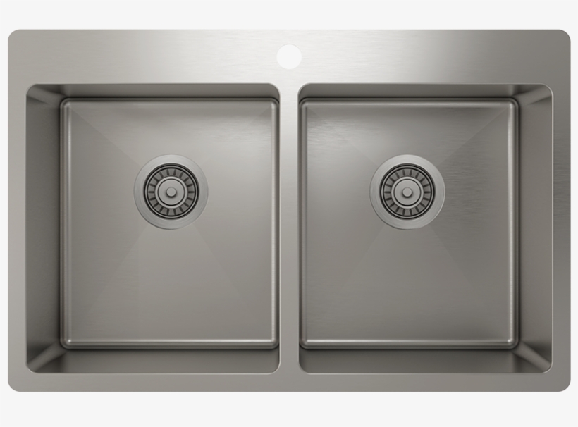 Stainless Steel Kitchen Sink, Handcrafted - Sink, transparent png download