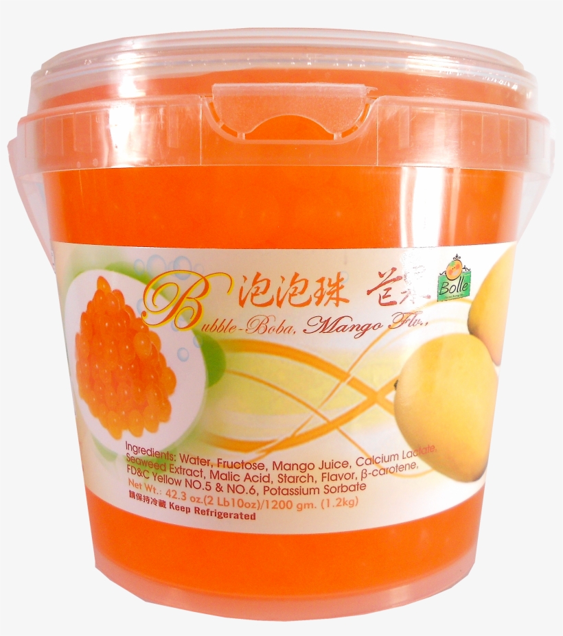 Bolle Mango Popping Boba Pearls - Bolle Mango Popping Boba Pearls 42.3 Oz. (2 Lbs. 10, transparent png download