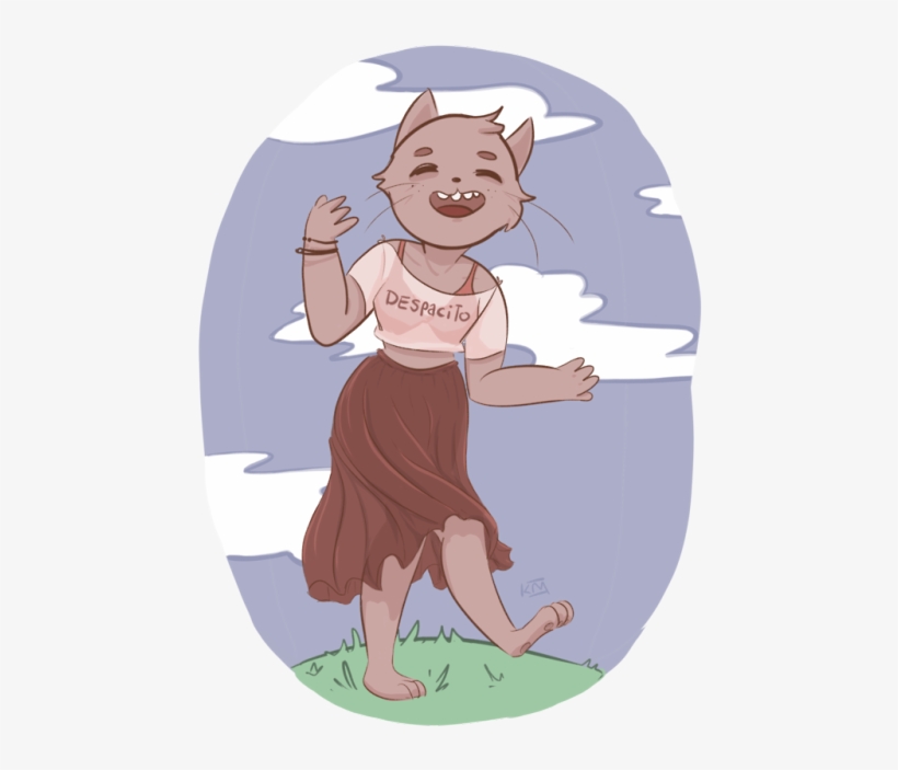 Just In Case You Needed A Despacito Cat, I Drew You - Cat, transparent png download