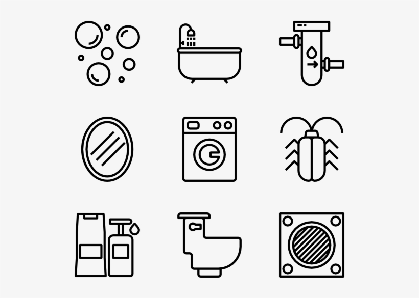 Home Decoration Bathroom - House, transparent png download