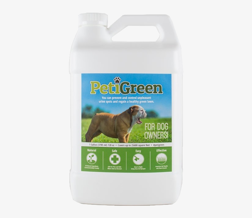 Petigreen 1 Gal Covers Up To 25600 Sq - Humicgreen Stop Dog Urine From Burning Your Lawn -, transparent png download