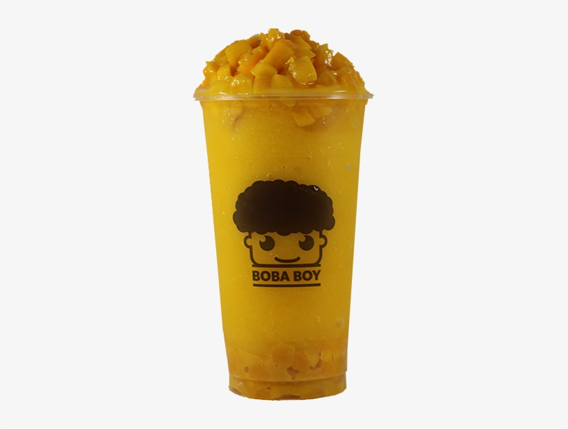 Fresh Fruits, Fresh Tapioca, Fresh Made Mango Juice Boba Boy PNG