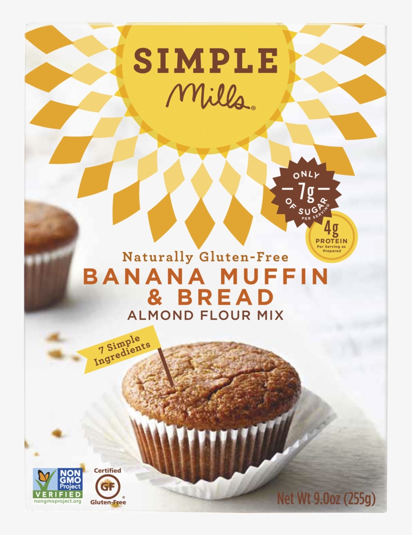 Banana Muffin & Bread Mix - Simple Mills Sprouted Crackers, transparent png download