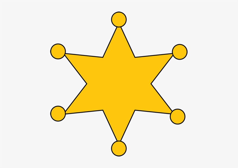 Sheriff Badge - Sheriff Star Clipart, transparent png download
