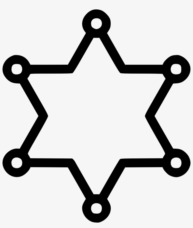 Sheriff Star Badge Police Law Enforcement Comments - Law And Public Safety, transparent png download