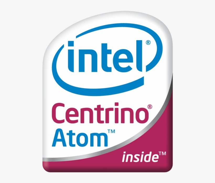Intel Atom Centrino Inside - Intel Centrino Atom Logo, transparent png download