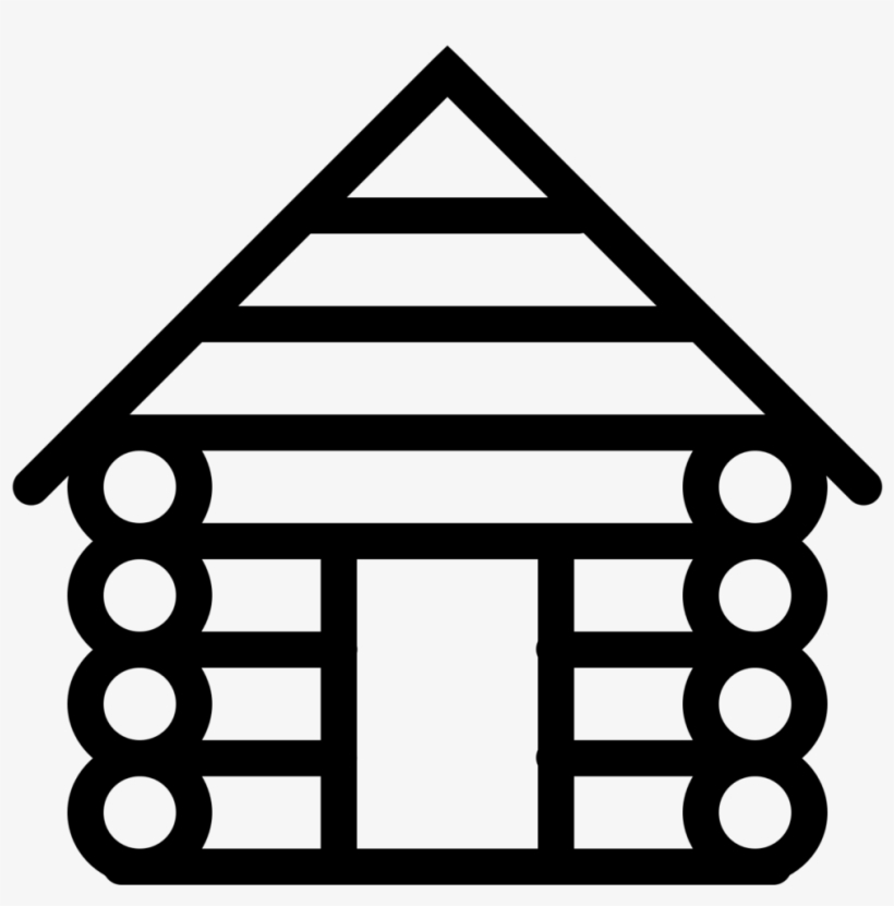 Cabin Png Photos - Cabin Clipart Black And White, transparent png download