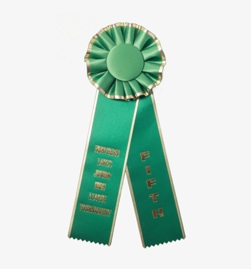 119 Gold Edge Custom Award Rosetterosettesrs Ge119 - Badge, transparent png download