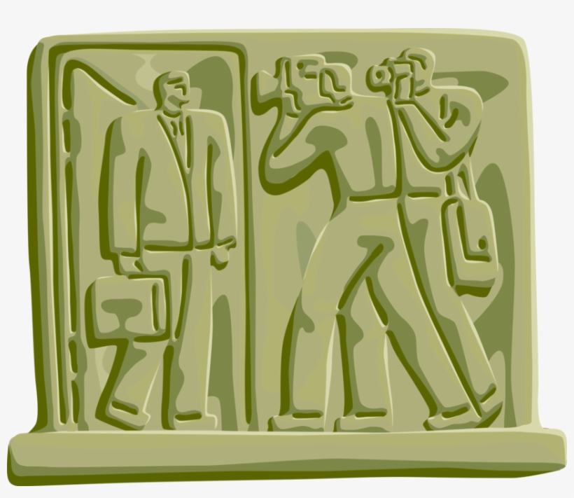 Vector Illustration Of Celebrity Businessman Pursued - Sprint, transparent png download