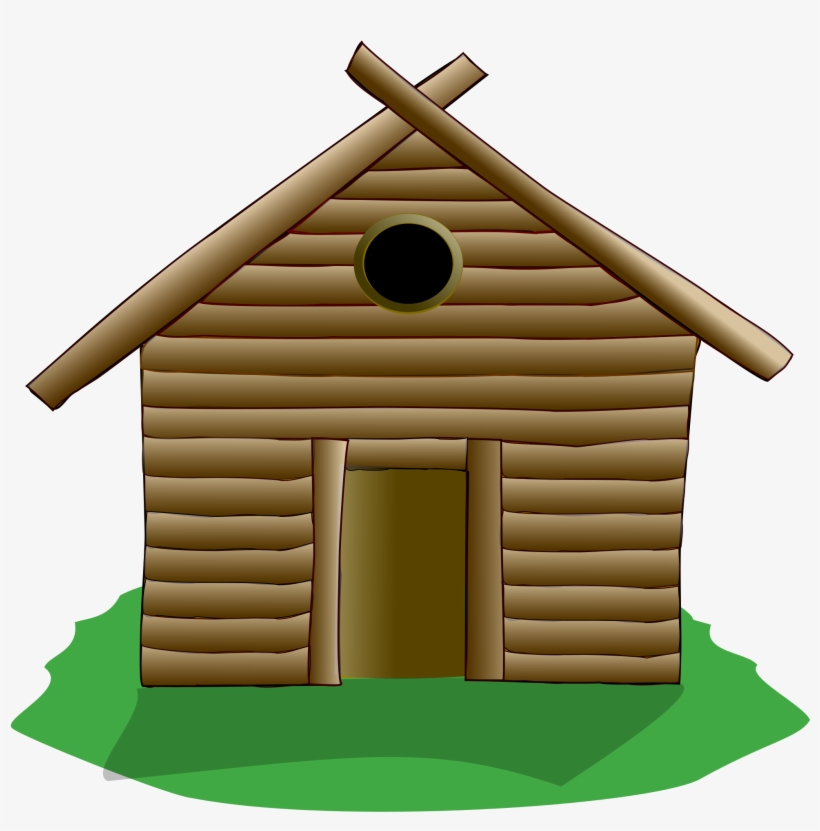 Free Png Log Cabin Woods Transparent Log Cabin Woods - Three Little Pigs Wooden House, transparent png download