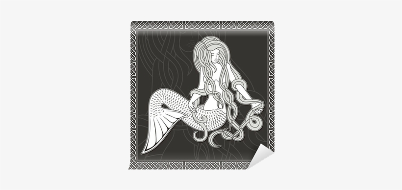 Beautiful Mermaid Shower Curtain, transparent png download