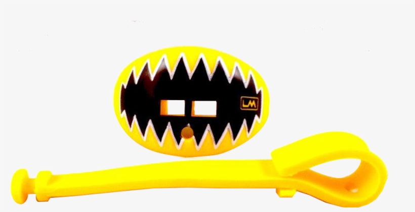 Loudmouthguard Shark Teeth Ghost White With Strap - Shark Tooth, transparent png download