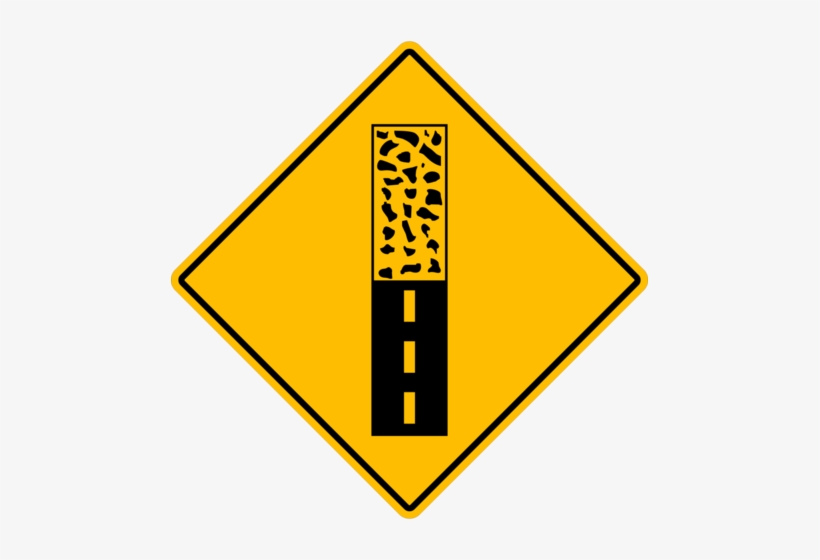 Wa-25 Pavement Ends Ahead - Cd Baby Loose Gravel - Cd, transparent png download